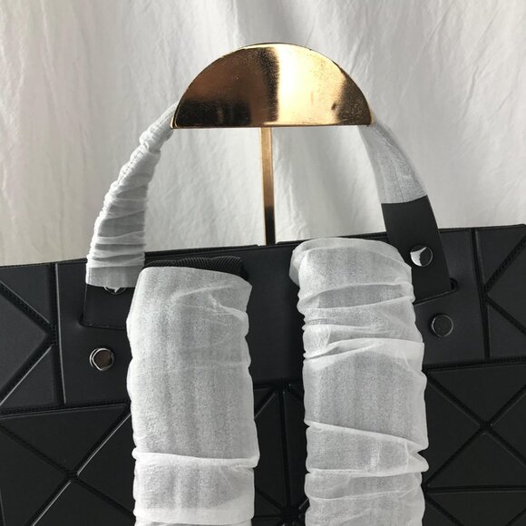 NEW BAO BAO ISSEY MIYAKE FLAT PACK Backpacks In Black - Picture 5 of 11